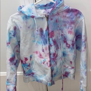Tie dye john galt/brandy melville hoodie